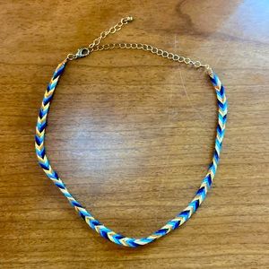 Braided necklace
